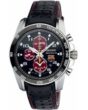 SEIKO Sportura SNAE75P1  FC Barcelona Barca 7T62 Quartz Watch Chrono Football picture