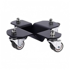 Piano Moving Trolley Rotating Caster Wheels Piano Hand Truck Black Metal picture