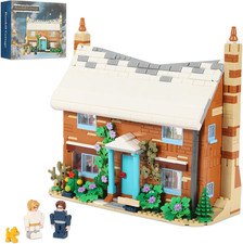 The Holiday Christmas Building Set, Rosehill Cottage Village Compatible picture