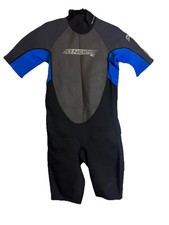 Men's XL O'neil Shorty Wetsuit Black Blue Warm Scuba Surf Snorkel Dive Swim Gear picture