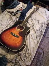 Sunburst Dreadnought Acoustic Guitar 6-String Right-Handed Spruce w/ Strap picture