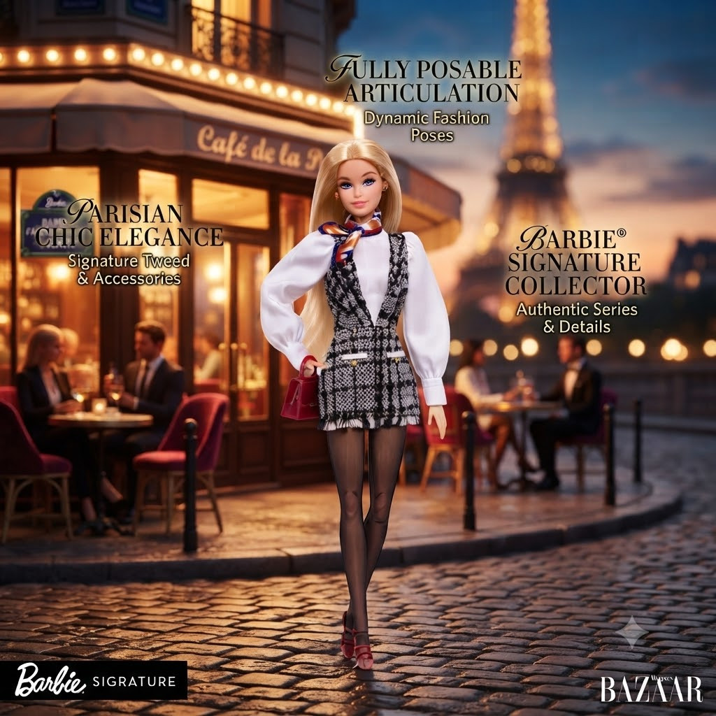 Barbie Signature Collectible Fashion Doll Paris Street Style BarbieStyle Barbie Signature Collectible Fashion Doll Paris Street Style BarbieStyle
