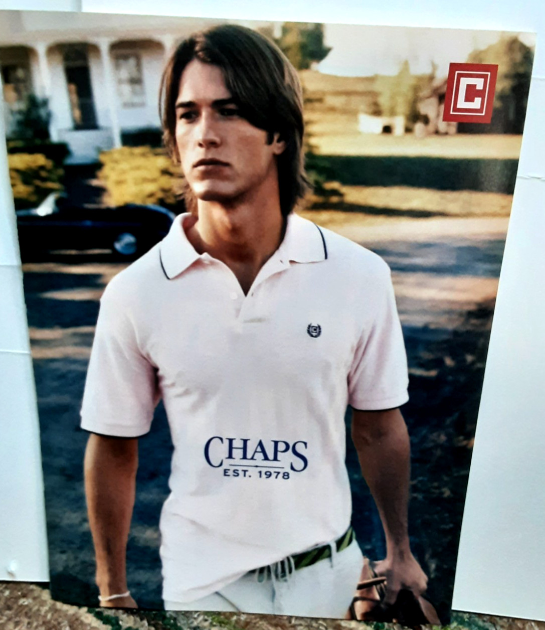 2005 Chaps Polo Shirt Vintage Clothing Magazine Ad 2005 Chaps Polo Shirt Vintage Clothing Magazine Ad