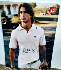 2005 Chaps Polo Shirt Vintage Clothing Magazine Ad picture