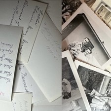 GENEALOGY PHOTO MYSTERY PIC! FULL NAMES! Vintage Black & White Identified Photo picture