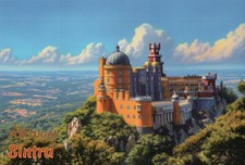 Pena Palace Sintra Lisbon District Portugal Europe, Iberia --- Modern Postcard picture