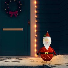 Decorative Christmas Santa Claus Figure LED Luxury Fabric 2 ft picture