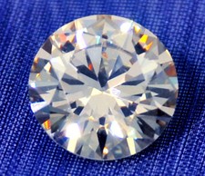 4 ct  Brilliant Round World's Best CZ Faux Diam Moissanite Simulant 10 mm picture