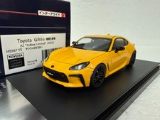 Hi Story HS567YE Toyota GR86 RZ 2025 Yellow JDM 1:43 scale diecast model car picture