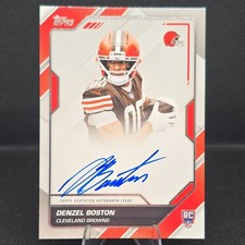 2026 Topps DENZEL BOSTON Flagship First Signatures Auto RC BROWNS picture