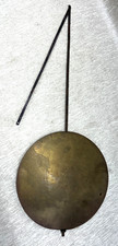 Antique French Morbier Clock Pendulum picture