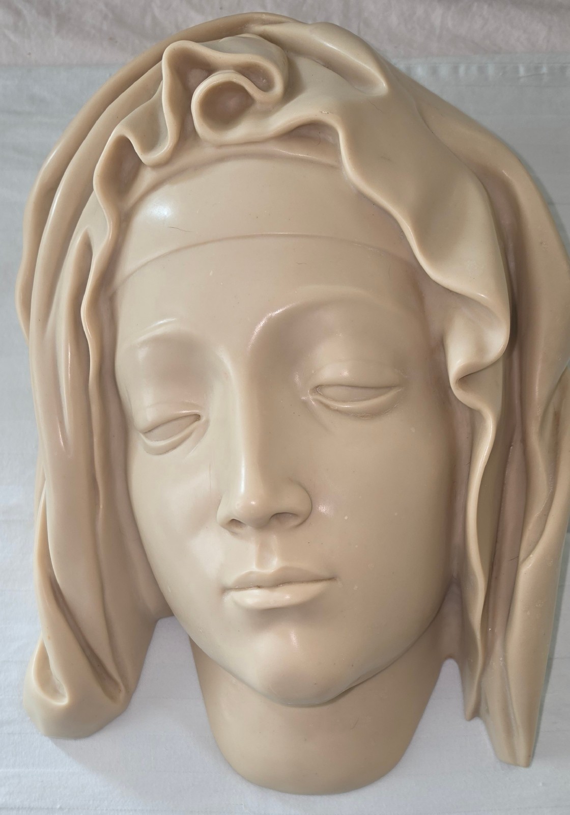 Metropolitan Museum of Art MMA Michelangelo Pieta Head of Virgin Mary Sculpture Metropolitan Museum of Art MMA Michelangelo Pieta Head of Virgin Mary Sculpture