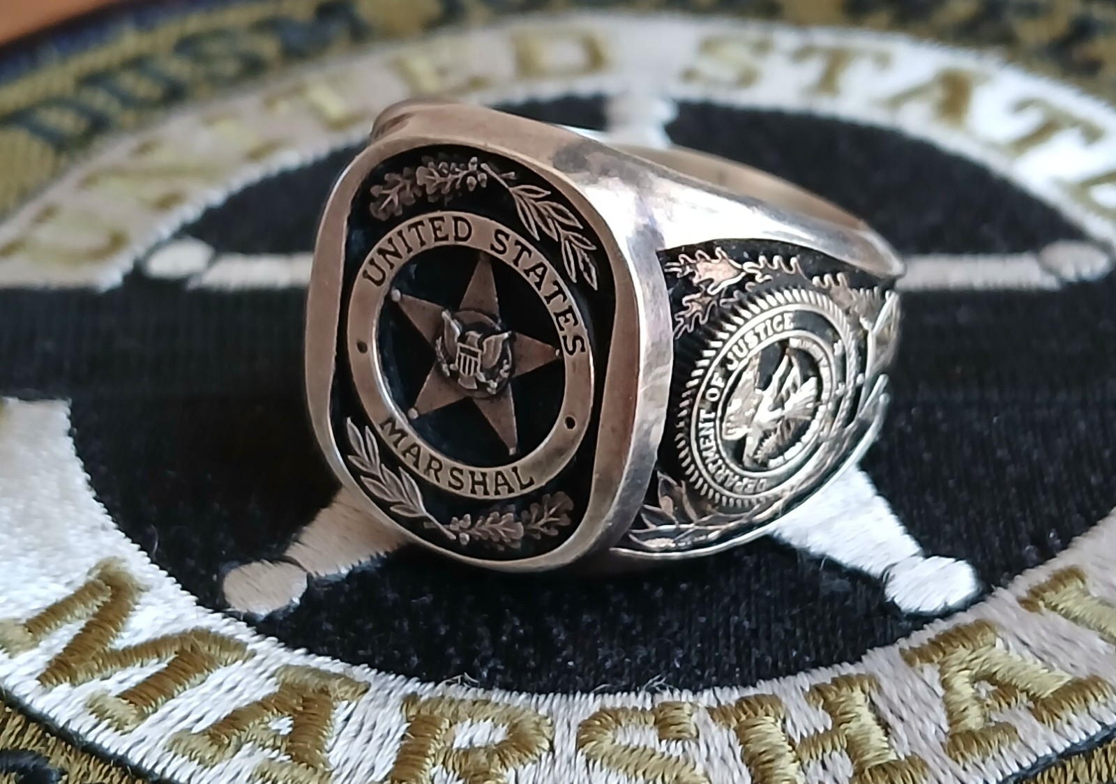 US Marshals Shield Ring