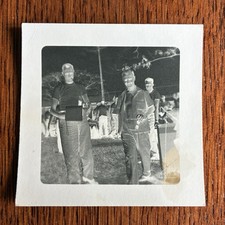 Solarized ? negative photo men guys hang out unusual odd weird mistake dark art picture