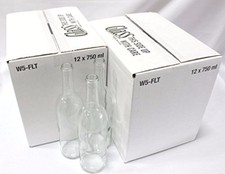 Clear Bordeaux Wine Bottles-2 Cases For Wine Making picture