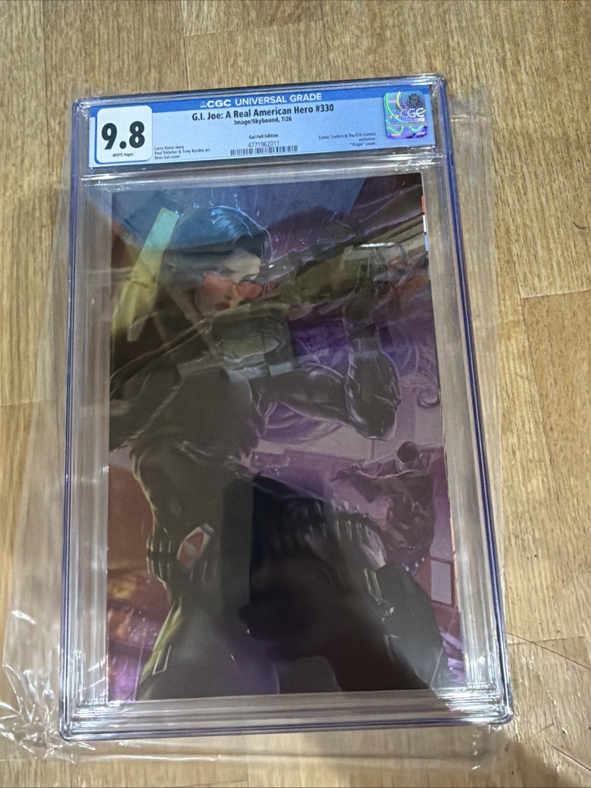 GI JOE REAL AMERICAN HERO #330 Cgc 9.8 Graded DRAX GAL Snake Eyes Baroness Foil GI JOE REAL AMERICAN HERO #330 Cgc 9.8 Graded DRAX GAL Snake Eyes Baroness Foil