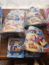 DC Super Hero Girls Birthday Party Supply Bundle NEW Tiaras Balloons Candles picture