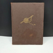 Vintage The Complete Book of Crochet Mathieson 1946 Hardcover Brown Craft Book picture