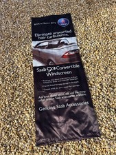 SAAB Original Dealership Advertising Banner ~Born From Jets 24" x 66" picture