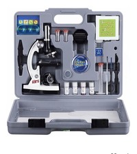 AmScope 52pc 120X-1200X Kids Starter Compound Microscope Portable Science Kit   picture