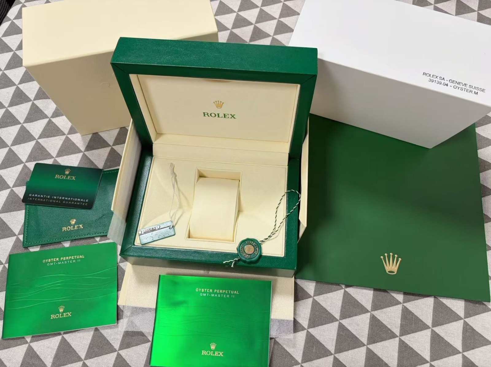 New Rolex Green Watch Box Set Presentation Case Storage Display New Rolex Green Watch Box Set Presentation Case Storage Display