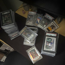 Selling my collection 100 card lots gaurenteed slab, hit, and pack liquidation!! picture