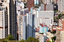 Benidorm Skyline Cityscape Costa Blanca Spain Photograph Picture Print picture