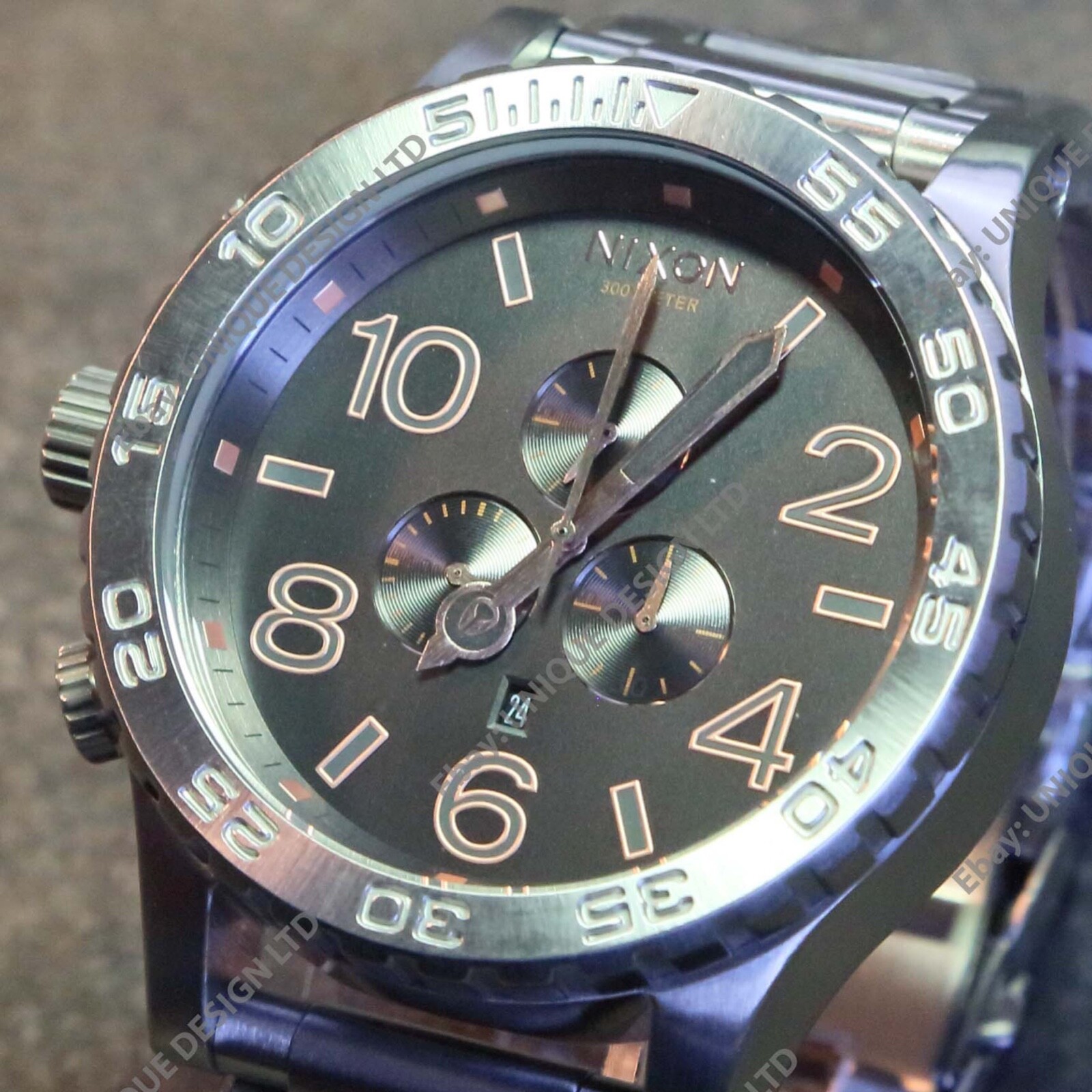 US NEW NIXON 51-30 CHRONO GRAY ROSE men's Watch A083-2064 GIFT FAST SHIP US NEW NIXON 51-30 CHRONO GRAY ROSE men's Watch A083-2064 GIFT FAST SHIP