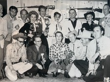 Estate Find 8" X 10" EARLY Promo Photo COUNTRY WESTERN STARS & SHOOTING MARKSMEN picture