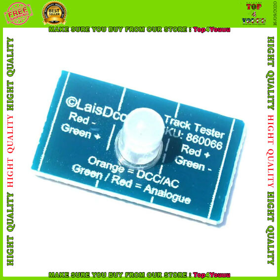 860066 Multi-Scale Track Tester for Model Railway Trains DCC DC AC Test 860066 Multi-Scale Track Tester for Model Railway Trains DCC DC AC Test