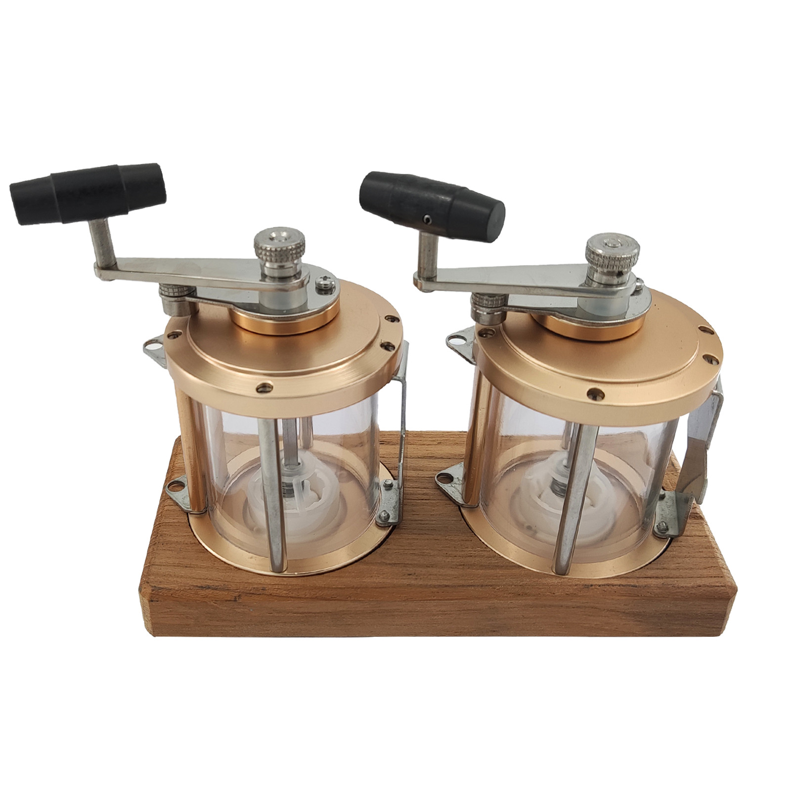 ISURE MARINE Aluminum Deep Sea Fishing Reel Salt & Pepper Grinder Set Mills ISURE MARINE Aluminum Deep Sea Fishing Reel Salt & Pepper Grinder Set Mills