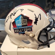 Pro Football Hall of Fame Signed Football Helmet - Autograph Original BAS picture