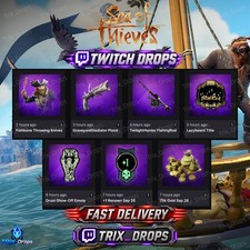Sea of Thieves Twitch Drops — 75K Gold + Exclusive Cosmetics + Emotes — 7/7 picture