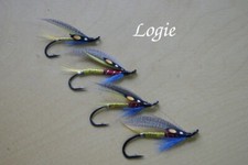 Sale --  grab bag of ten salmon flies # 1,2,4,6,8 (10 for $12!) picture