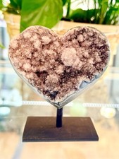 Amethyst Heart On Stand picture