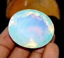 Fire Opal Oval Cut 120 Ct Welo Australian Natural Loose Certified Gemstone picture