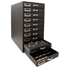 Jewelry Tray Storage Organizer 3, 4, 5, & 10 Tray Compartment Storage Organizers picture