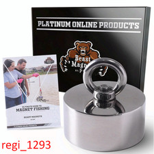 2000lb 360° Fishing Magnet, N52 Neodymium for River, Lake & Ocean Salvage picture