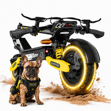 EOEOTWO GT06 Electric Scooter for Adults 30MPH 1200W 11"Off-Road Fast Escooter picture