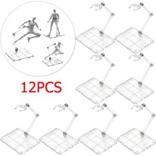 12PC HG144 Adjustable Action Figure Display Holder Base Doll Model Support Stand picture