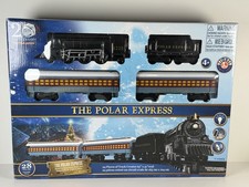 Lionel The Polar Express 20th Anniversary Battery Operated 28 Pc Train Set picture