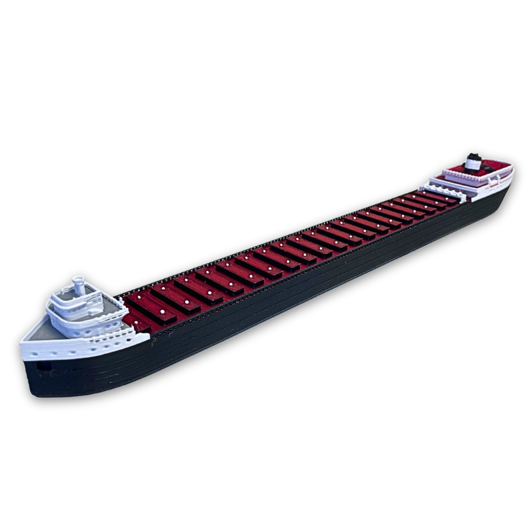 William Clay Ford Model Ship 1 Ft Long Assembled Great Lakes Freighter William Clay Ford Model Ship 1 Ft Long Assembled Great Lakes Freighter