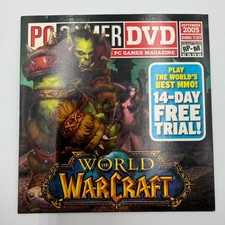 PC Gamer DVD September 2005 Disc 7.57 World of Warcraft WoW Trial PC Games Mag picture