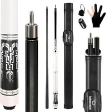 Glass Fiber Pool Cue 58" Pool Stick 12.7mm 4-Layer Tip Billiard Cue Sticks picture