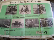 General Motors The Automobile is Born 1955 4 Posters 36 instruction manuals1955 picture