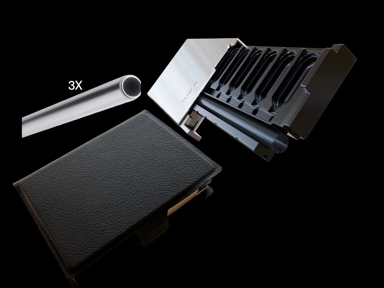Full silver snuffbox kit - Discreet Pocket box Full silver snuffbox kit - Discreet Pocket box