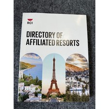 RCI Directory of Affiliated Resorts Guide Book White Travel Vacation Planning picture