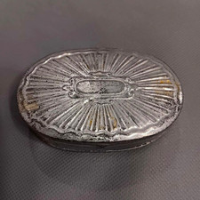 Antique Parker № 2 Tin Snuff Box Patented Jan. 24, 1860 picture