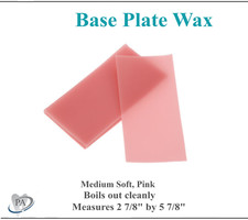 BASE PLATE WAX SEASON PURPOSE SET UP WAX PINK 1LB DENTAL LABORATORY JEWELRY Soft picture