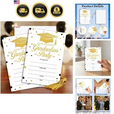 Graduation Invitations 2026,25Pcs Graduation Party Invitations with Envelopes... picture